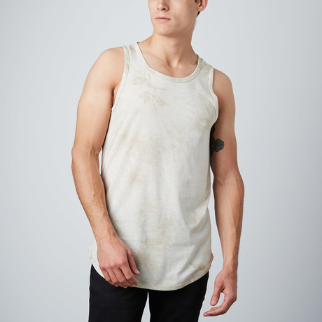 Tie-Dye CB Tall Tank // Khaki (S)