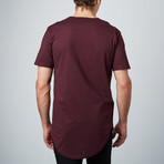 CB Tall Tee // Wine (2XL)