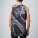 Tie-Dye CB Tall Tank // Black (M)