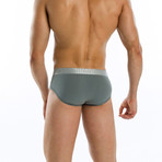 Hole Pocket Brief // Grey (L)