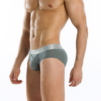 Hole Pocket Brief // Grey (L)