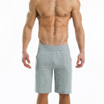 Neon Sweatshorts // Grey (M)