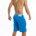 Neon Sweatshorts // Aqua (M)