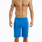 Neon Sweatshorts // Aqua (M)