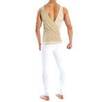 Wide Croise Tanktop // Sand (M)