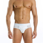 Hole Pocket Brief // White (L)