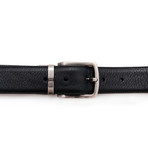 Sanz Reversible Belt // Black + Bordeaux (Size 95 cm)
