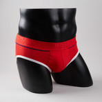 Hipster Brief // Red (L)