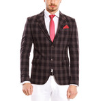 Plaid Sport Coat // Black (Euro: 52)