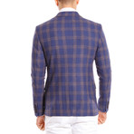 Plaid Sport Coat // Blue (Euro: 54)