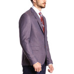 Textured Sport Coat // Burgundy (Euro: 44)