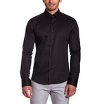 Sheen Button-Up // Black (M)