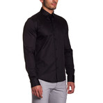 Sheen Button-Up // Black (M)