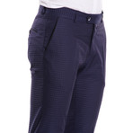 Textured Dress Trousers // Indigo (37WX32L)