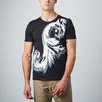 Floral Graphic Tee // Black (M)