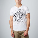 Doodle Logo Graphic Tee // White (L)