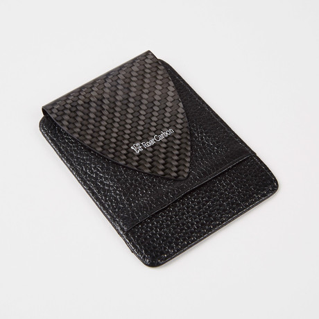 B15 Wallet + 1 Point Money Clip // Black (Twill)