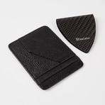 B15 Wallet + 1 Point Money Clip // Black (Twill)