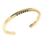 Detroit Cuff // Brass