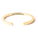 San Francisco Cuffs // Brass