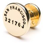 San Francisco Cufflinks // Brass