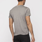 X-Ram-L'Uomo // Gorgon Slim Fit T-Shirt // Grey (XL)