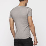 X-Ram-L'Uomo // Satyr Slim Fit T-Shirt // Grey (S)