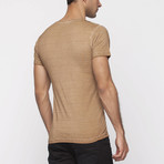 X-Ram-L'Uomo // Satyr Slim Fit T-Shirt // Brown (S)
