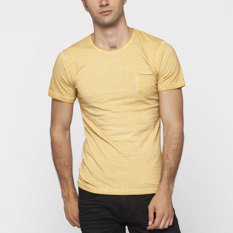 X-Ram-L'Uomo // Satyr Slim Fit T-Shirt // Mustard (S)