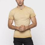 X-Ram-L'Uomo // Orion Slim Fit T-Shirt // Mustard (M)