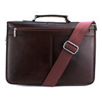 Wellbrook Brogue Briefcase // Brown
