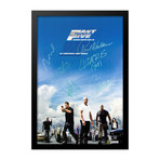 Cast Signed Movie Poster // Fast 5