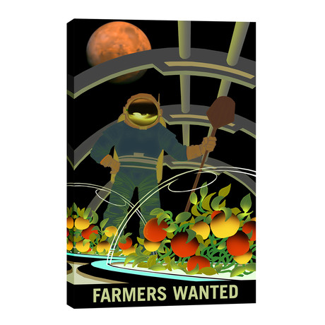 Farmers Wanted (18"W x 26"H x 1.25"D)