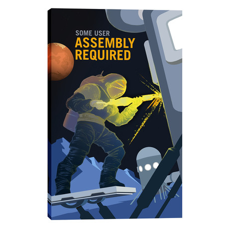 Some User Assembly Required (18"W x 26"H x 1.25"D)