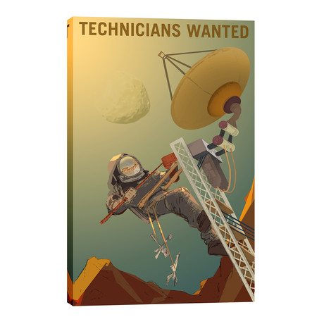 Technicians Wanted (18"W x 26"H x 1.25"D)