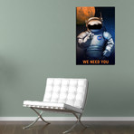 We Need You (18"W x 26"H x 1.25"D)