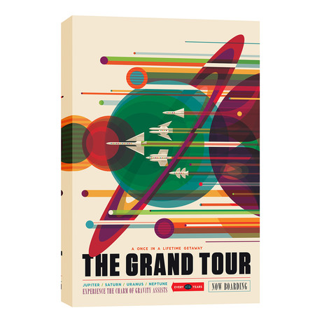 The Grand Tour (18"W x 26"H x 1.25"D)
