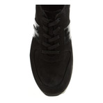 Contrast Trimmed Lace-Up Sneaker // Black Nubuck (Euro: 44)