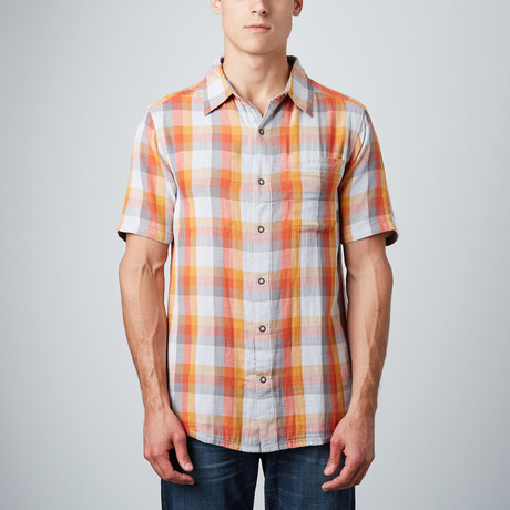 Breezeway Reversible Short Sleeve Collar Shirt // Manganese (S)