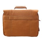Uribia Laptop Briefcase // Tan