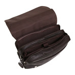 Uribia Laptop Briefcase // Brown