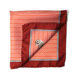 The Caged Owl // Orange + Burgundy