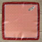 The Caged Owl // Orange + Burgundy