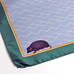 The Imprisoned Hedgehog // Blue + Green