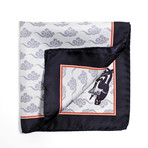 The Smoky Monkey // White + Grey + Navy