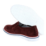 Suede Slip-On Loafer Sneaker // Bordeaux (Euro: 41)