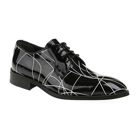 Graphic Line Lace-Up Derby // Black (Euro: 40)