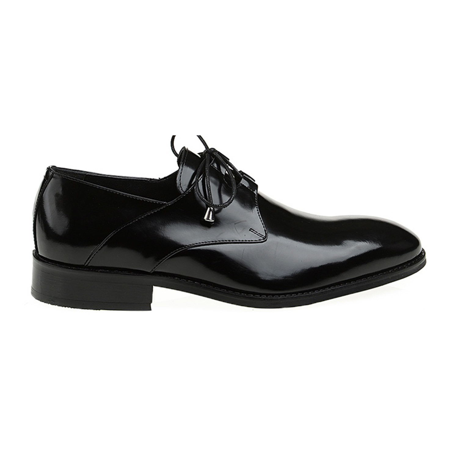 Cross-Laced Plain Toe Derby // Black (Euro: 41) - Baqietto - Touch of ...