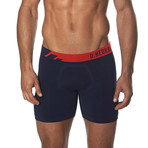 Seamless Trunk // Navy + Red (M)