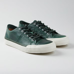 Greene Low Lace Sneaker // Forest + White (US: 9)
